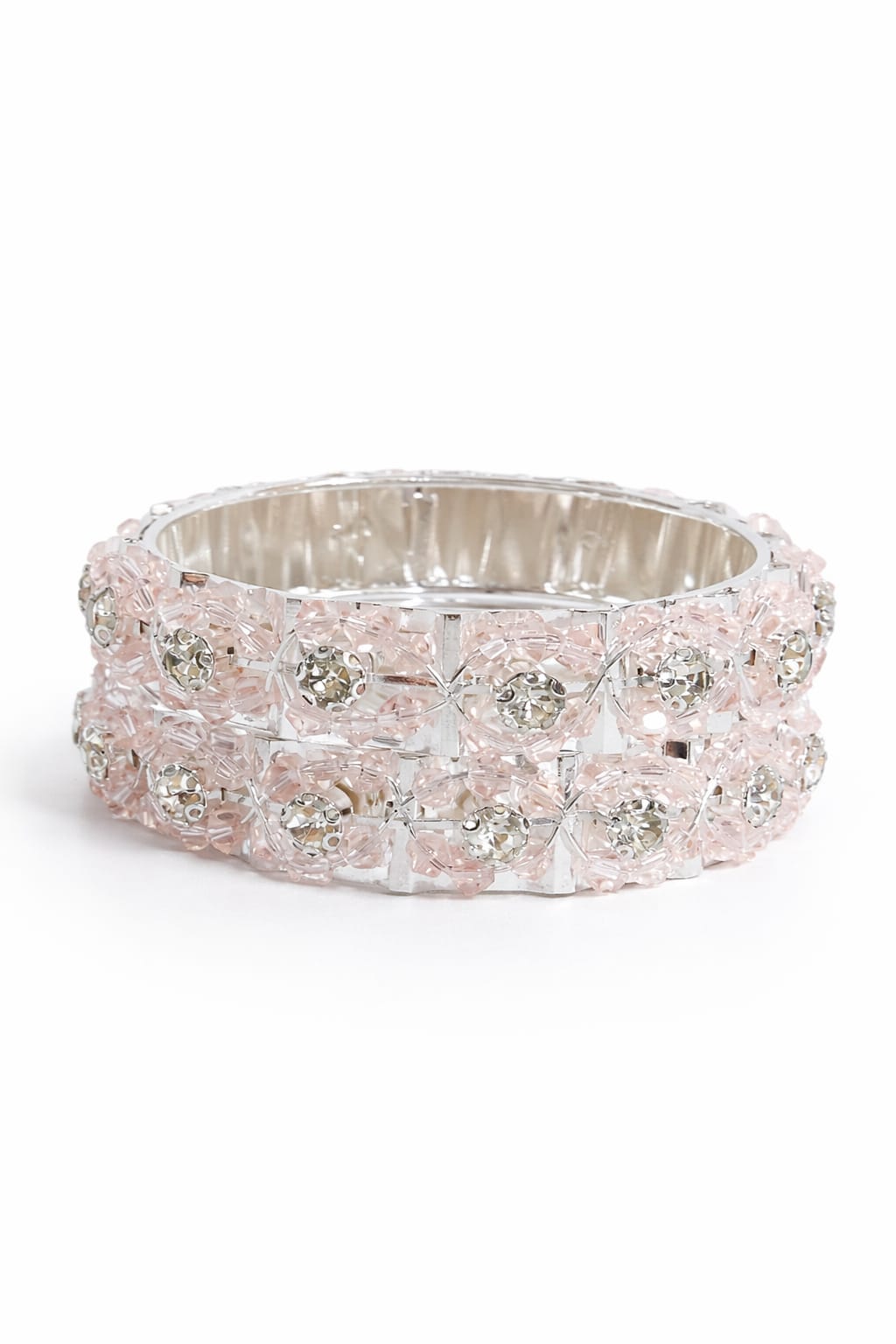 Black Crystal Designer Bangle - Image 4