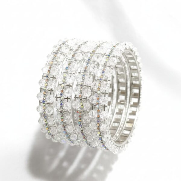 Premium Clear Crystal Designer bangle
