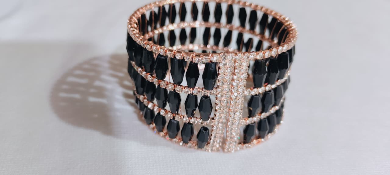 Premium Multi-Row Crystal Kada - Image 4