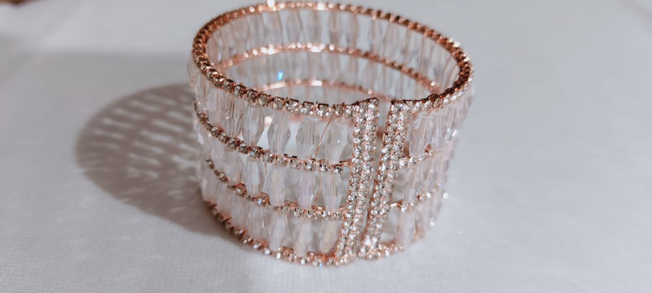 Premium Multi-Row Crystal Kada - Image 3